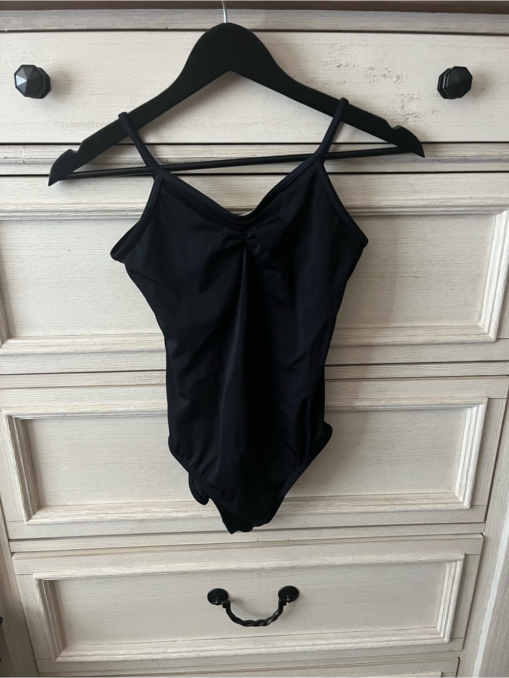 Women’s Black One-Piece Leotard
